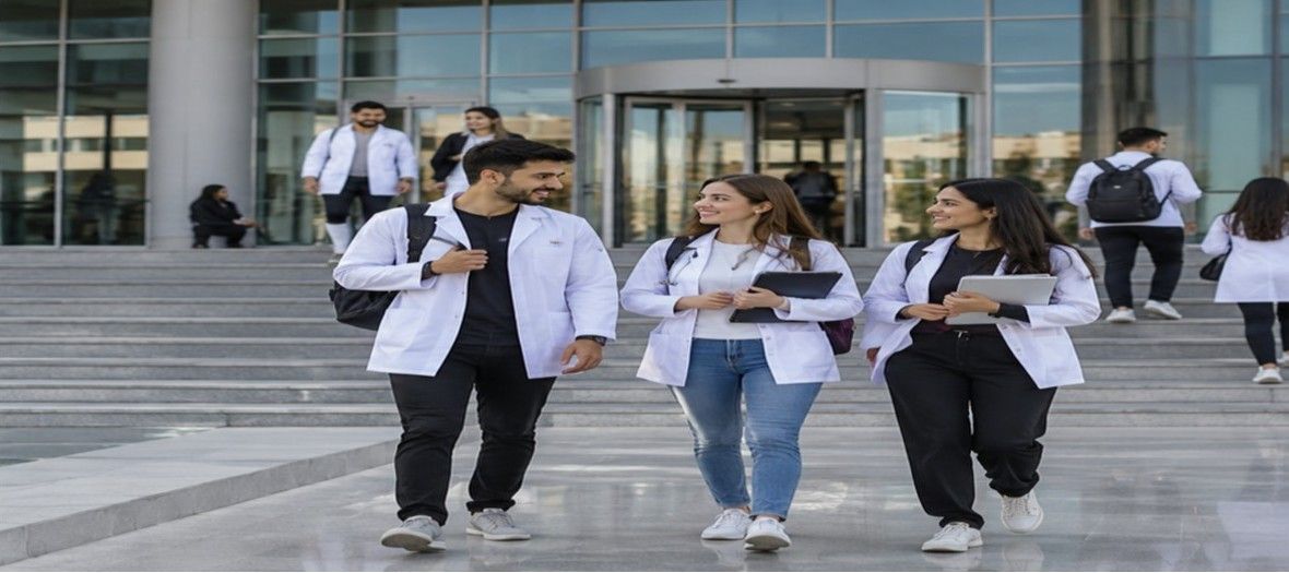 "Altinbas University students life in campus"