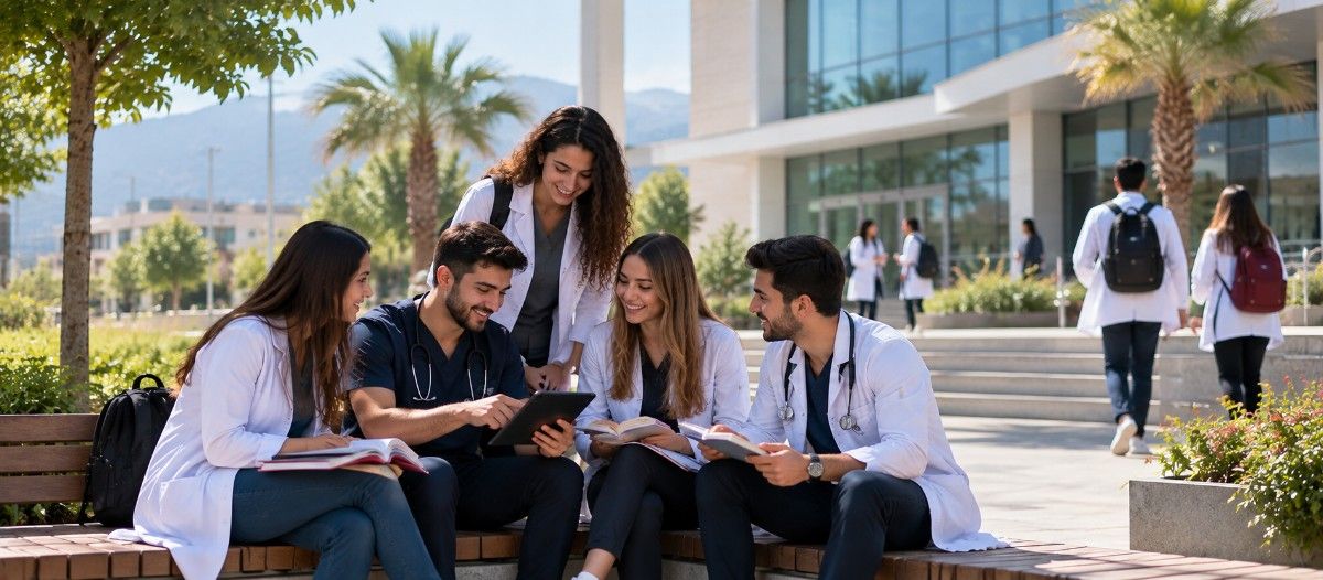 "Alanya Alaaddin Keykubat University student life in campus"