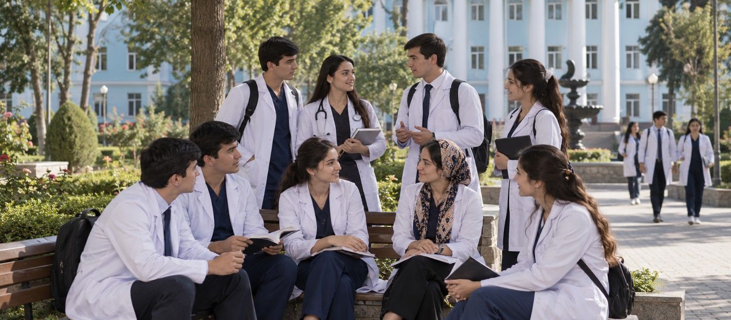 "Tajik National University Faculty of Medicine student life"