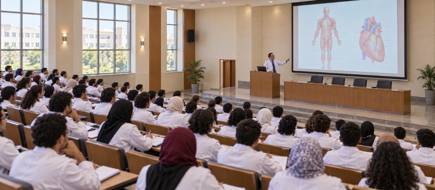 MBBS in Beni Suef National University Faculty of Medicine campus