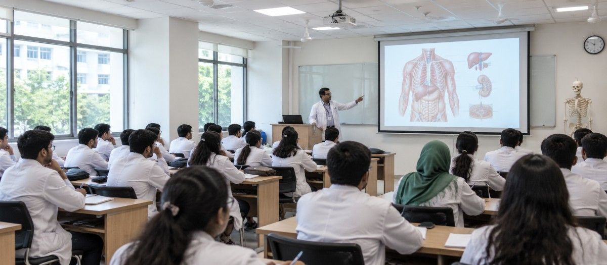 MBBS in North East Medical College campus