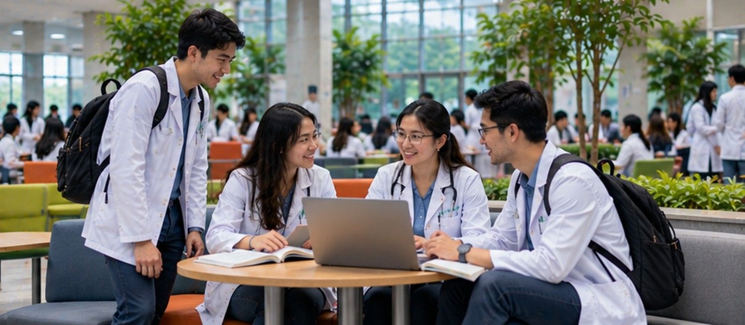 "Hubei University of Medicine student life"