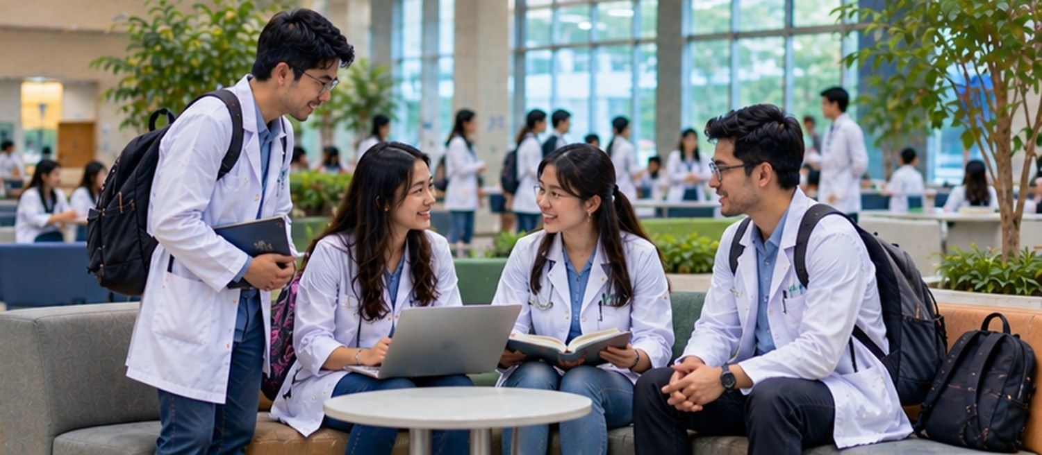 "Hubei University of Arts and Science Medical College student life"