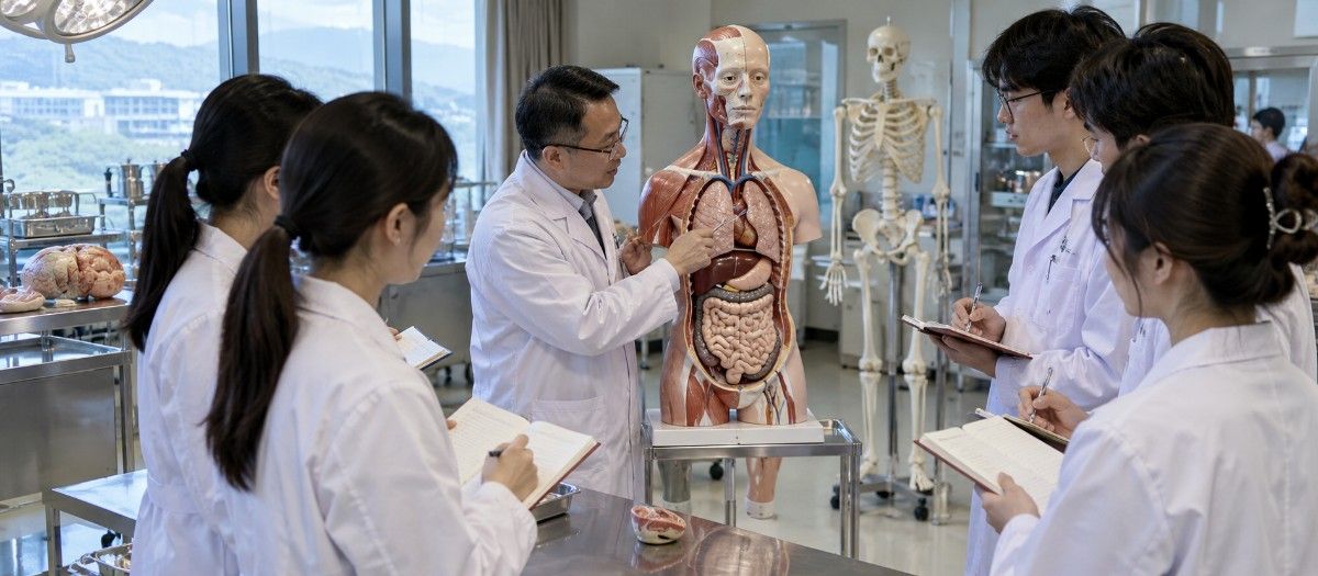 MBBS in Hubei Minzu University Medical School campus
