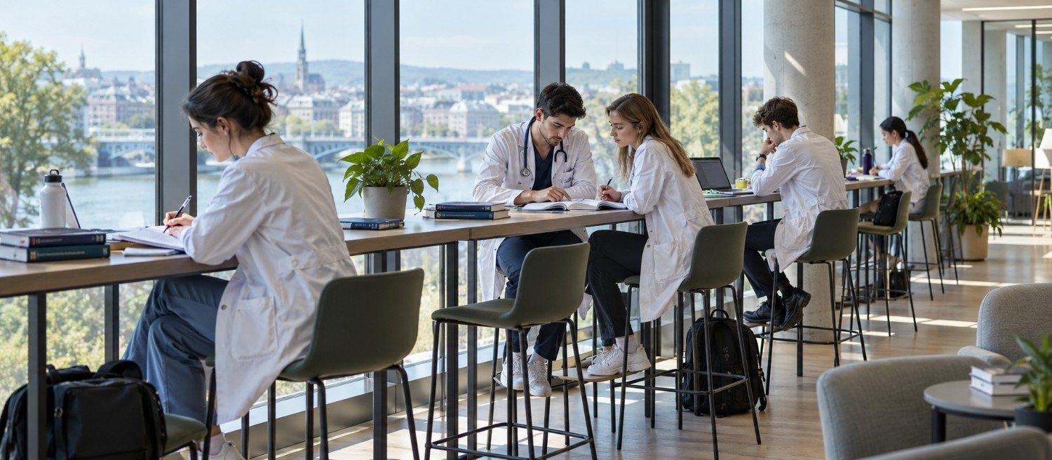 "Medizinische Fakultät der Universität des Saarlandes student life"