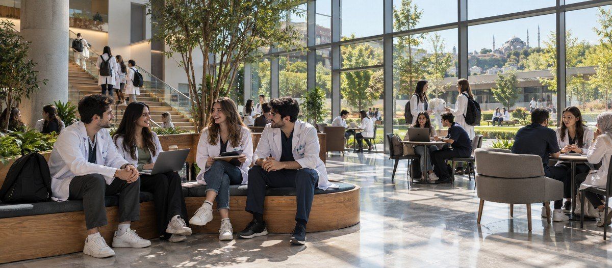 "Nişantaşı University campus student life"