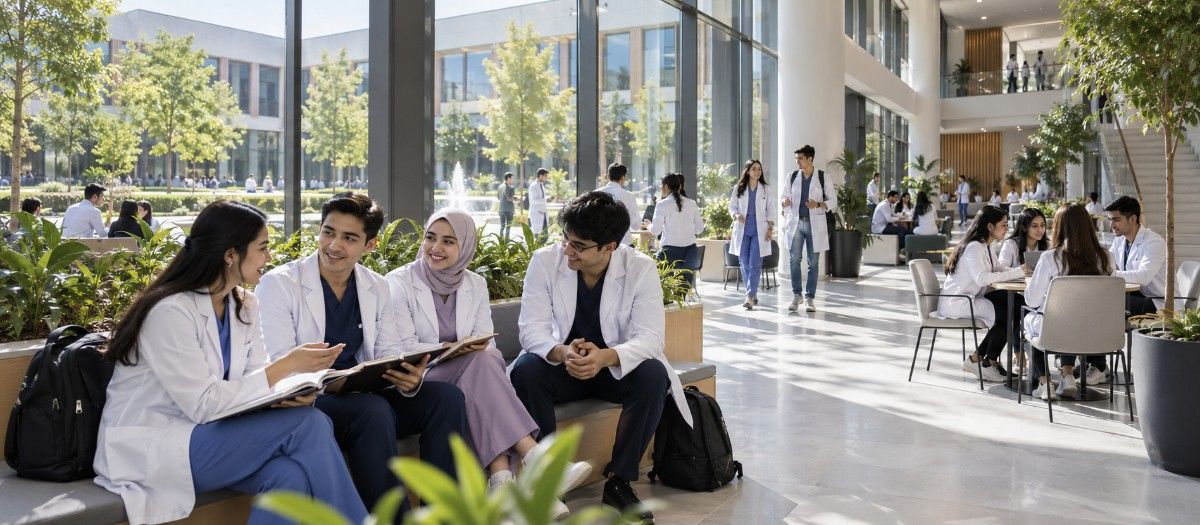 "Profi University campus student life"