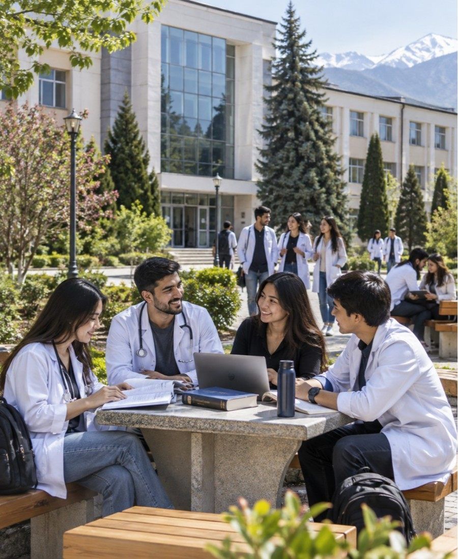"Asian Medical Institute students life in Campus"