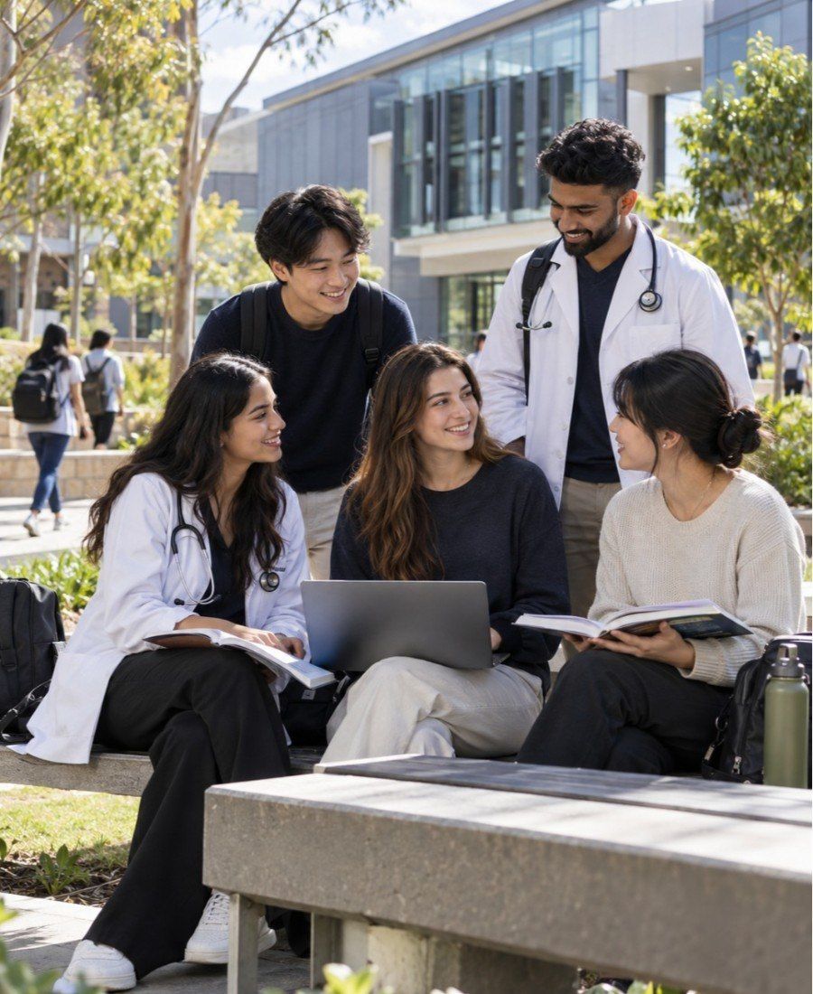 "Western Sydney University School of Medicine student life on campus"