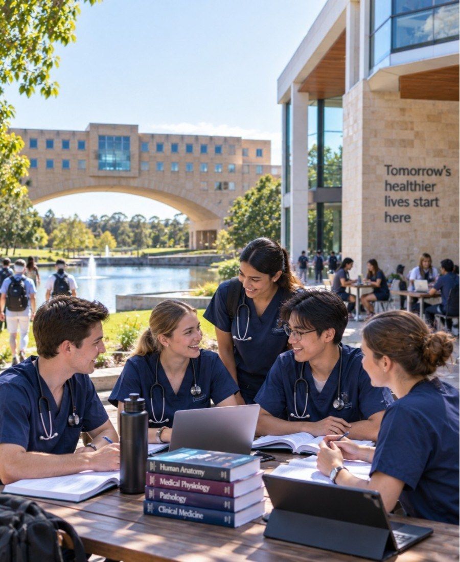 "Bond University School of Medicine student life on campus"