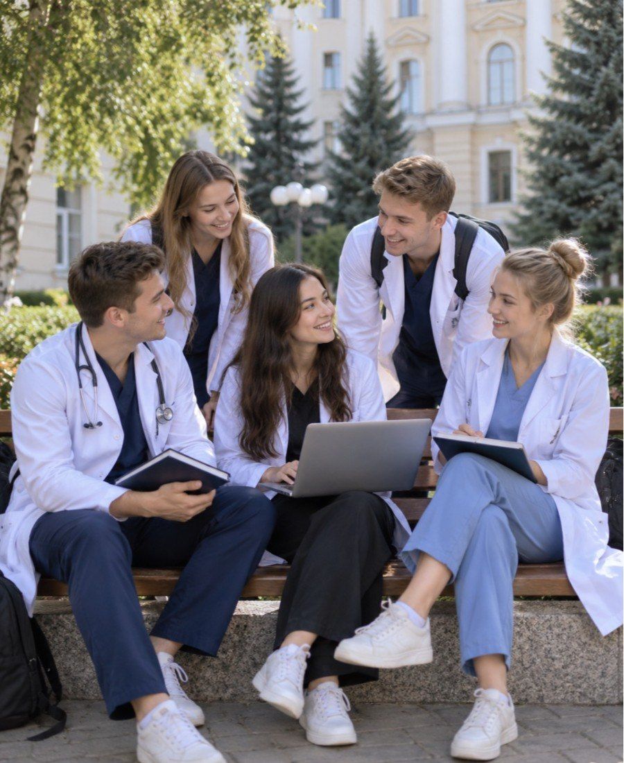 "Kemerovo State Medical University student life on campus"