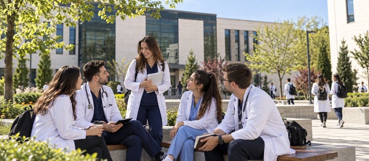 "MU Plovdiv student life on campus"
