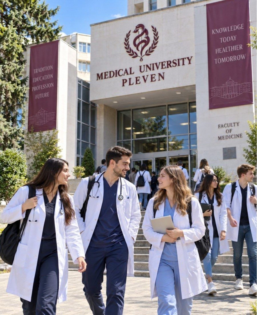 "Medical University Pleven student life on campus"