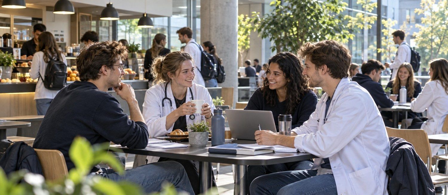 "University of Alcalá Faculty of Medicine student life"