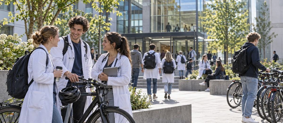 "University of Cantabria Faculty of Medicine student life"