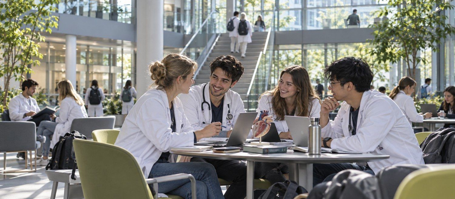 "Extremadura Faculty of Medicine and Health Sciences student life"