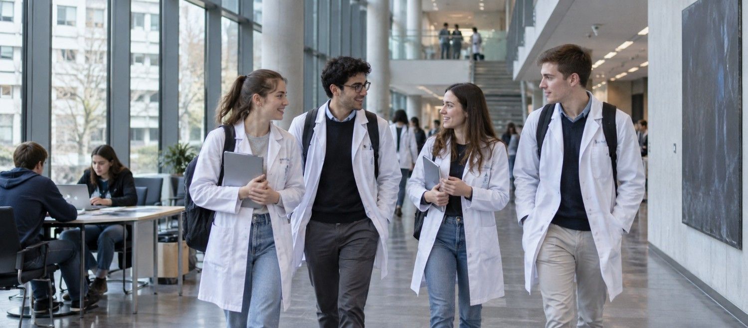 " Universidad Europea de Madrid Facultad de Ciencias Biomedicas student life"