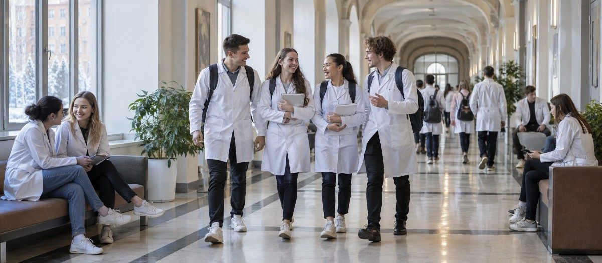"Karaganda Medical University student life"