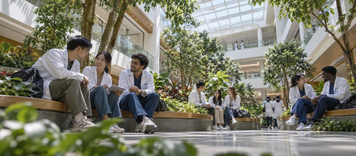 "Dalian Medical University student life"