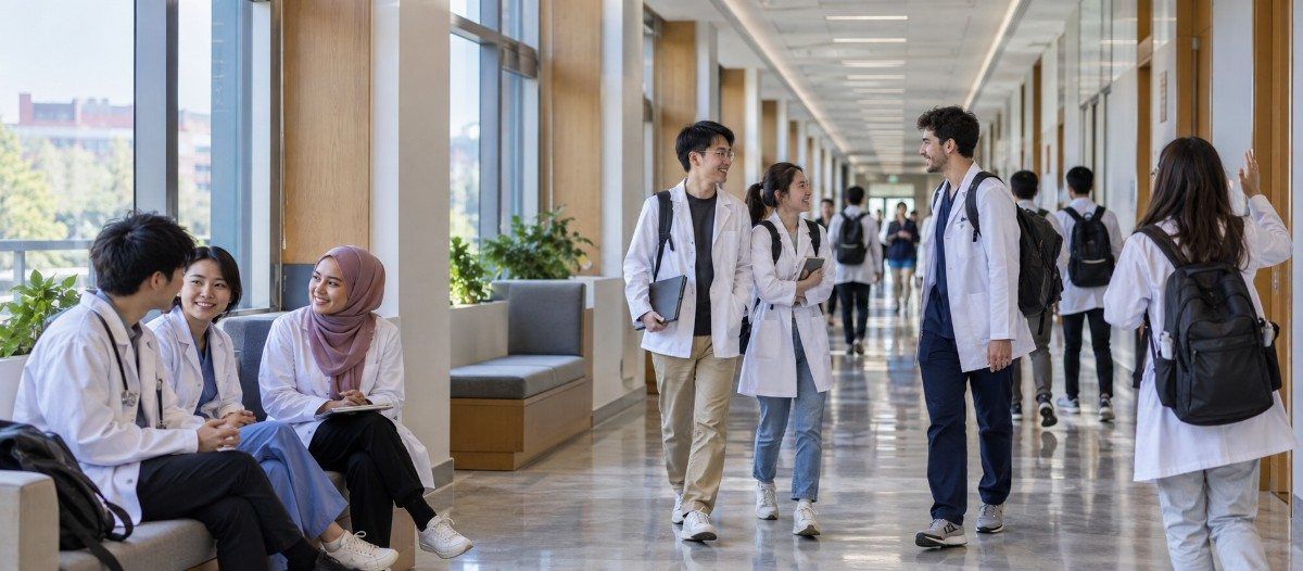"Hebei Medical University student life"