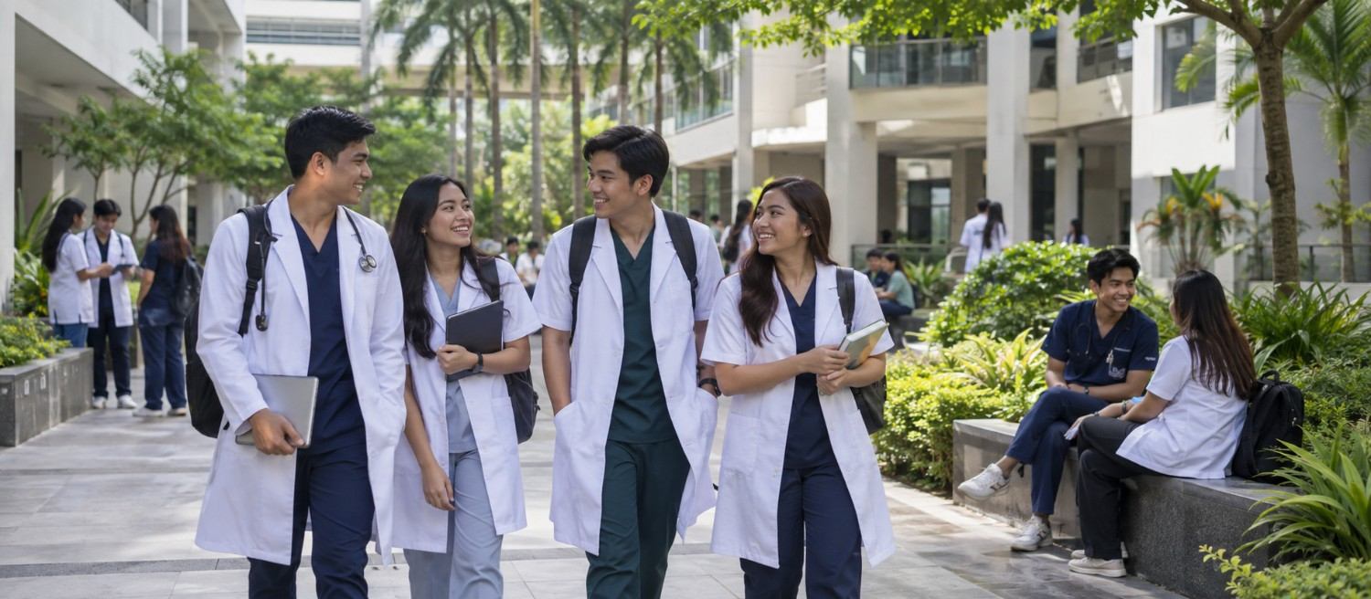 "Bicol University College of Medicine student life"