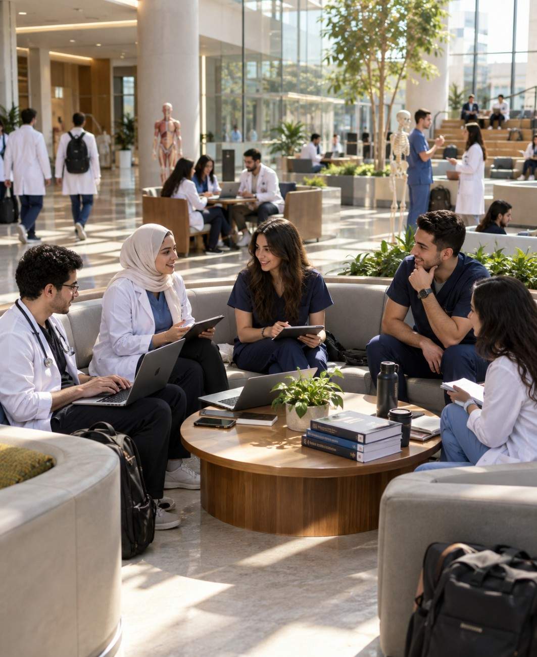 ""Horus University student life"