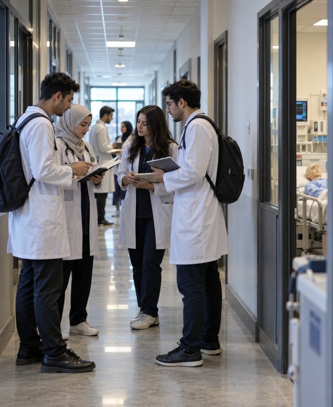 "Menoufia University student life"