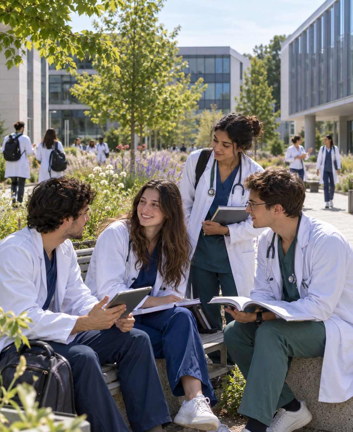 "Paris Cité University Faculty of Medicine student life"
