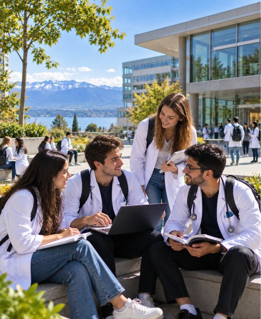 "Université de Lausanne student life in Campus"