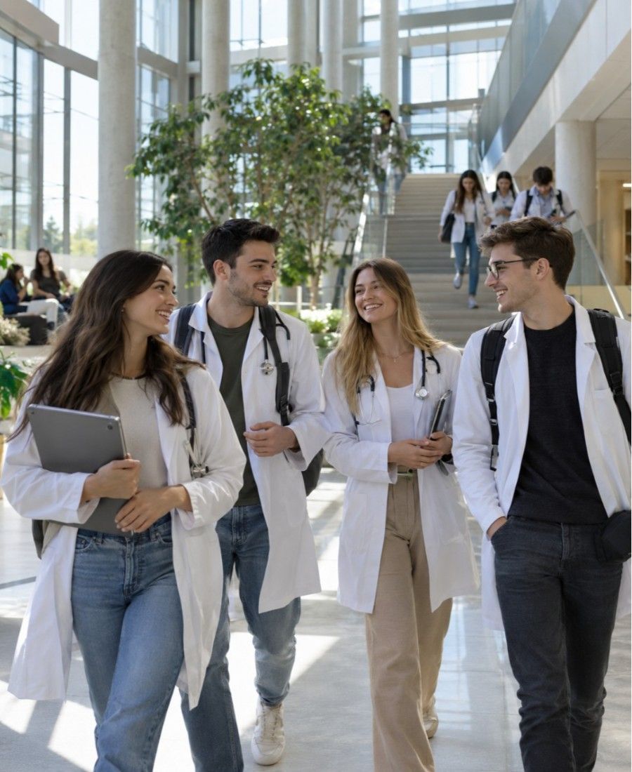 "University of Osijek Faculty of Medicine student life on campus"