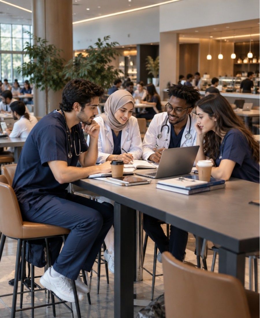 "Gazi University Faculty of Medicine students life in campus"