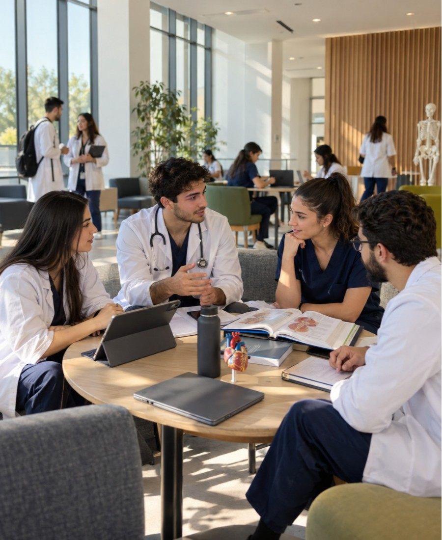 "university of aberdeen school of medicine medical science and nutrition students in campus area"