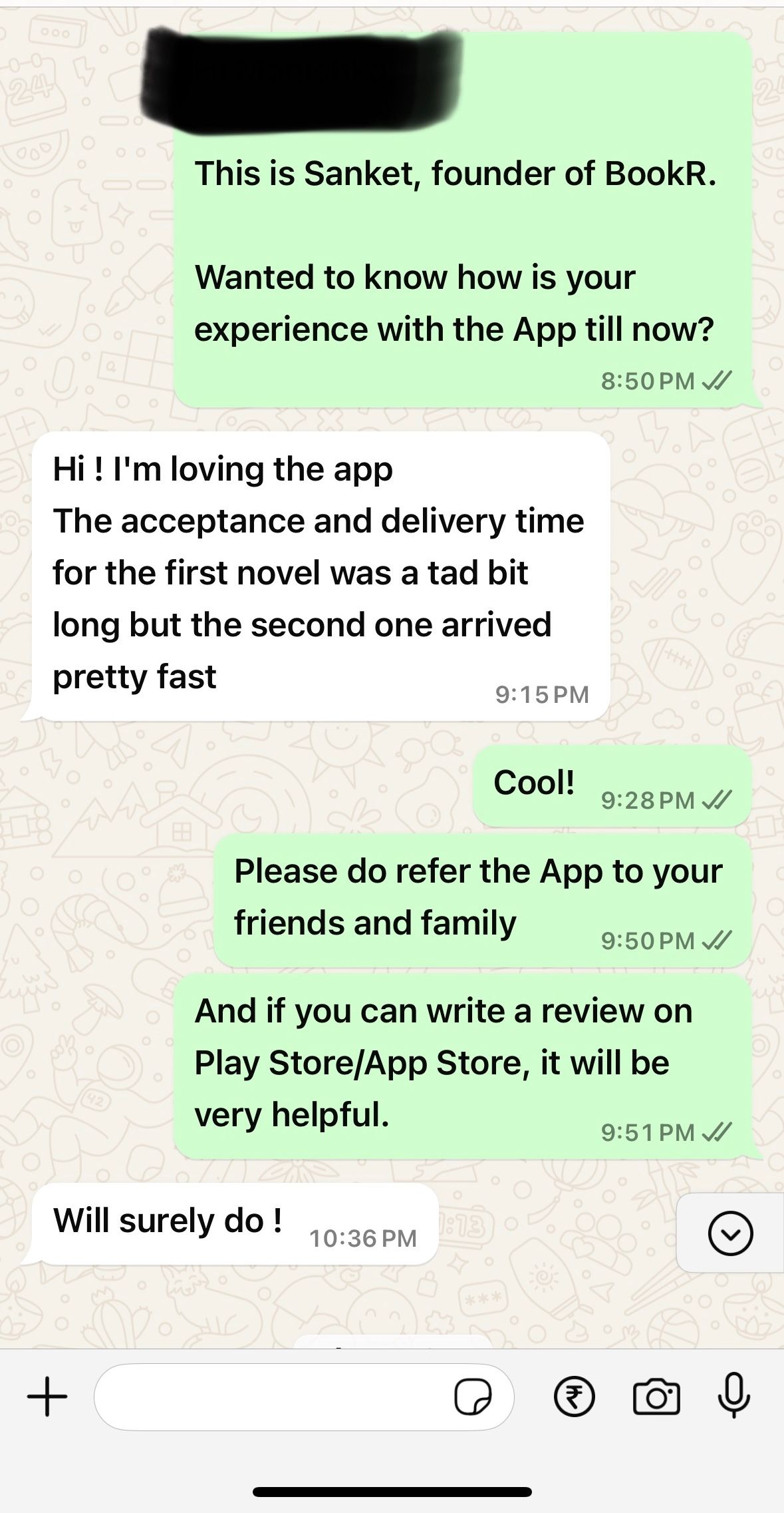 Customer testimonial 7