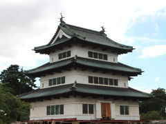 Samurajski zamek w Hirosaki, Japonia