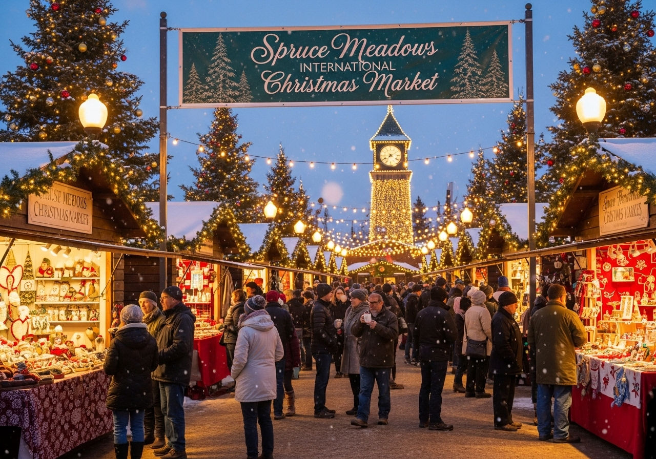 Spruce Meadows Christmas Market 2025 Calgary