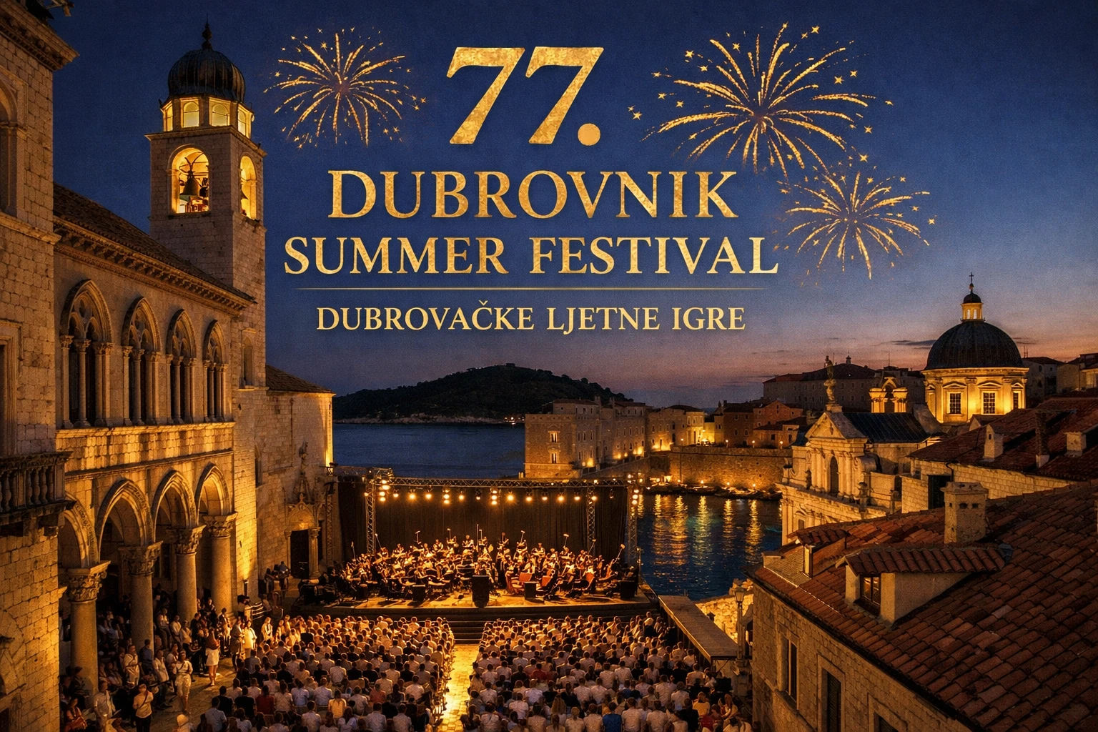  77th Dubrovnik Summer Festival (Dubrovačke ljetne igre) cover