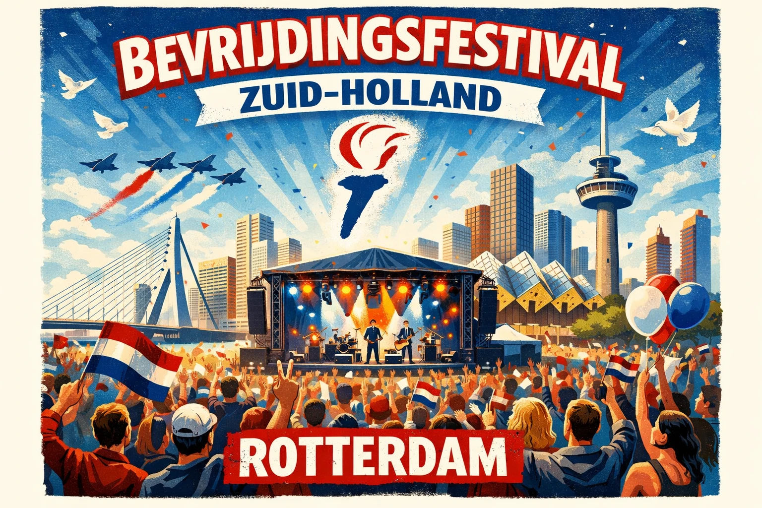 Bevrijdingsfestival Zuid-Holland 2026 cover
