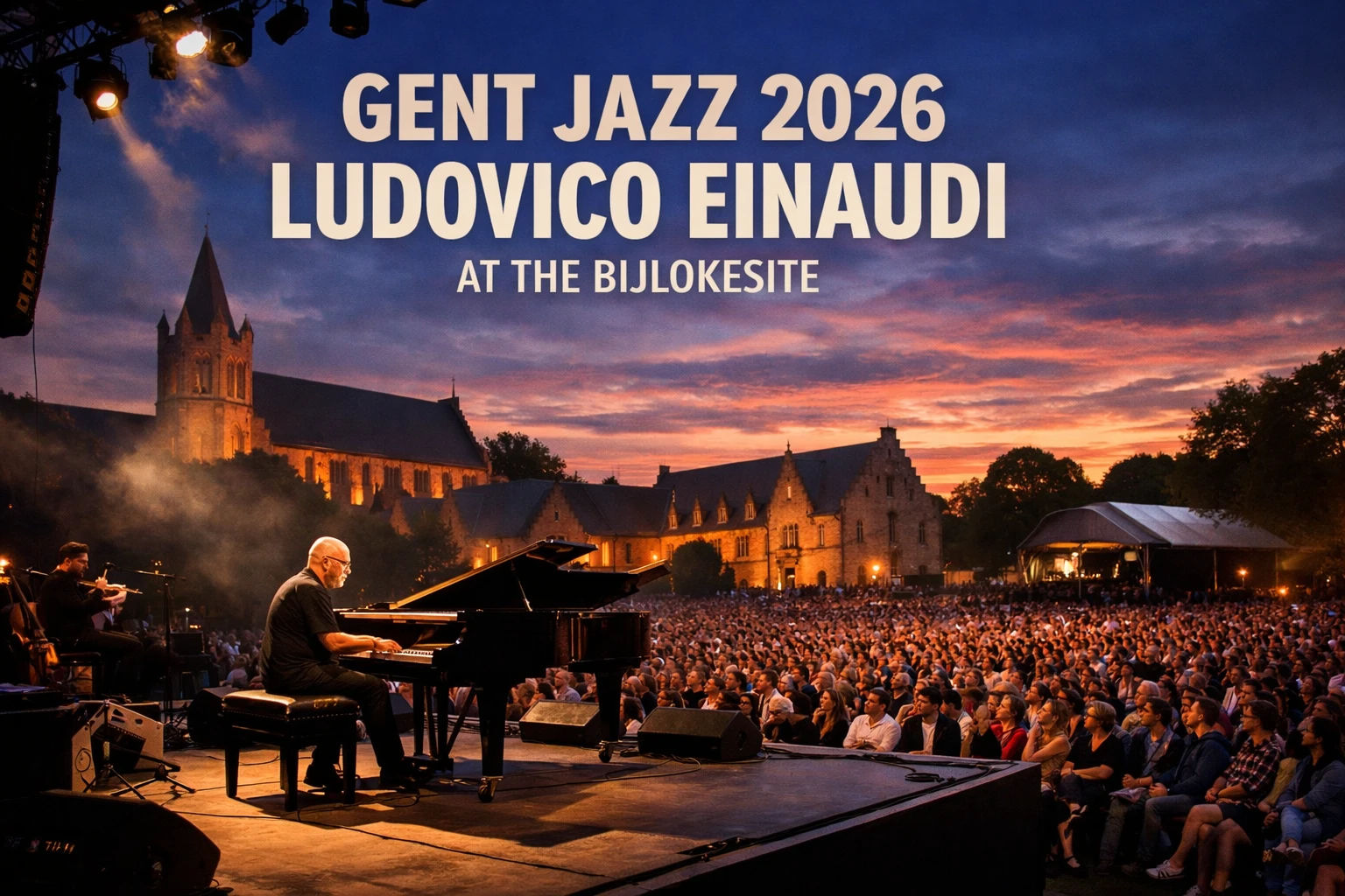 Gent Jazz 2026: Ludovico Einaudi at the Bijlokesite cover