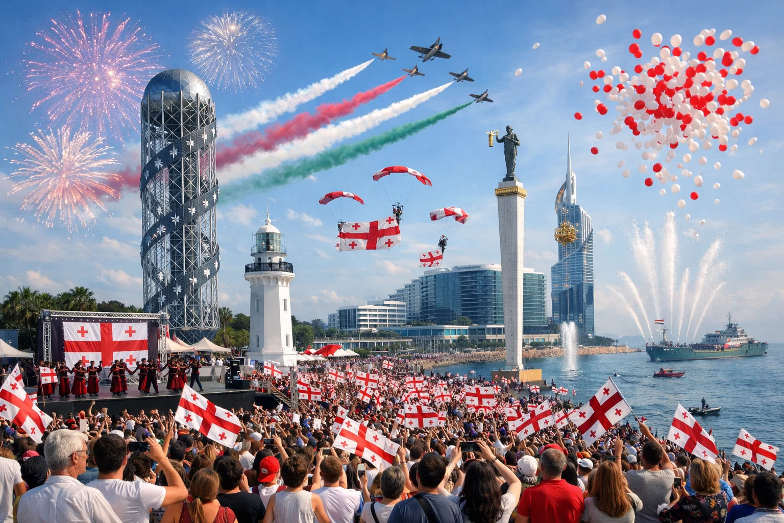 Georgia Independence Day 2026 in Batumi cover