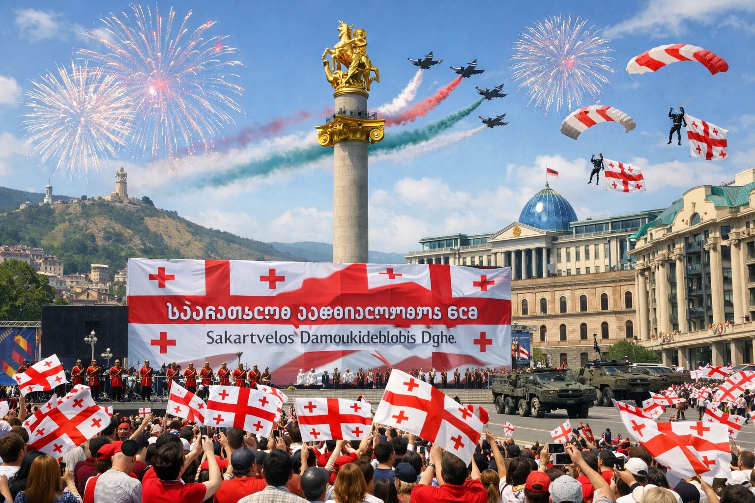 Georgian Independence Day (Sakartvelos Damoukideblobis Dghe) Tbilisi 2026 cover