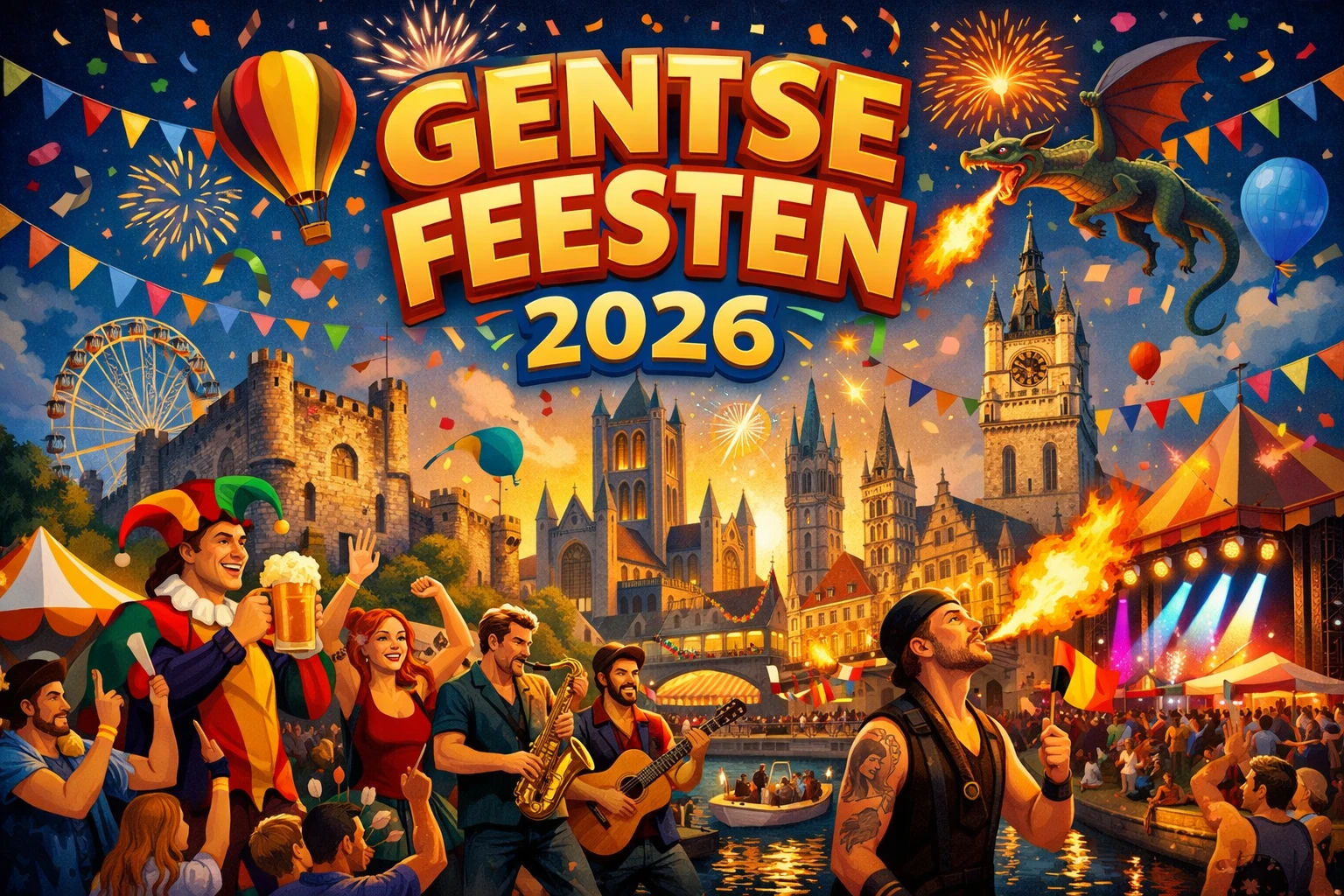 Ghent Festivities (Gentse Feesten) 2026 cover