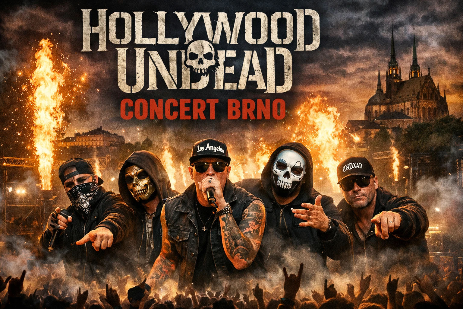 Hollywood Undead — Concert 2026 Brno cover