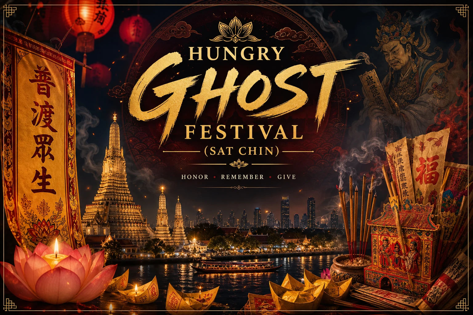 Hungry Ghost Festival (Sat Chin) 2026 - Religious / Cultural event in Bangkok