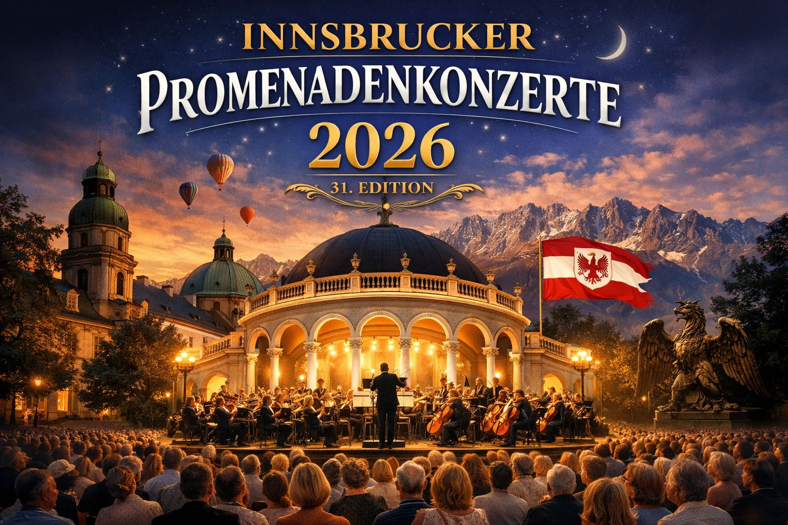 Innsbrucker Promenadenkonzerte 2026 (31st Edition) cover