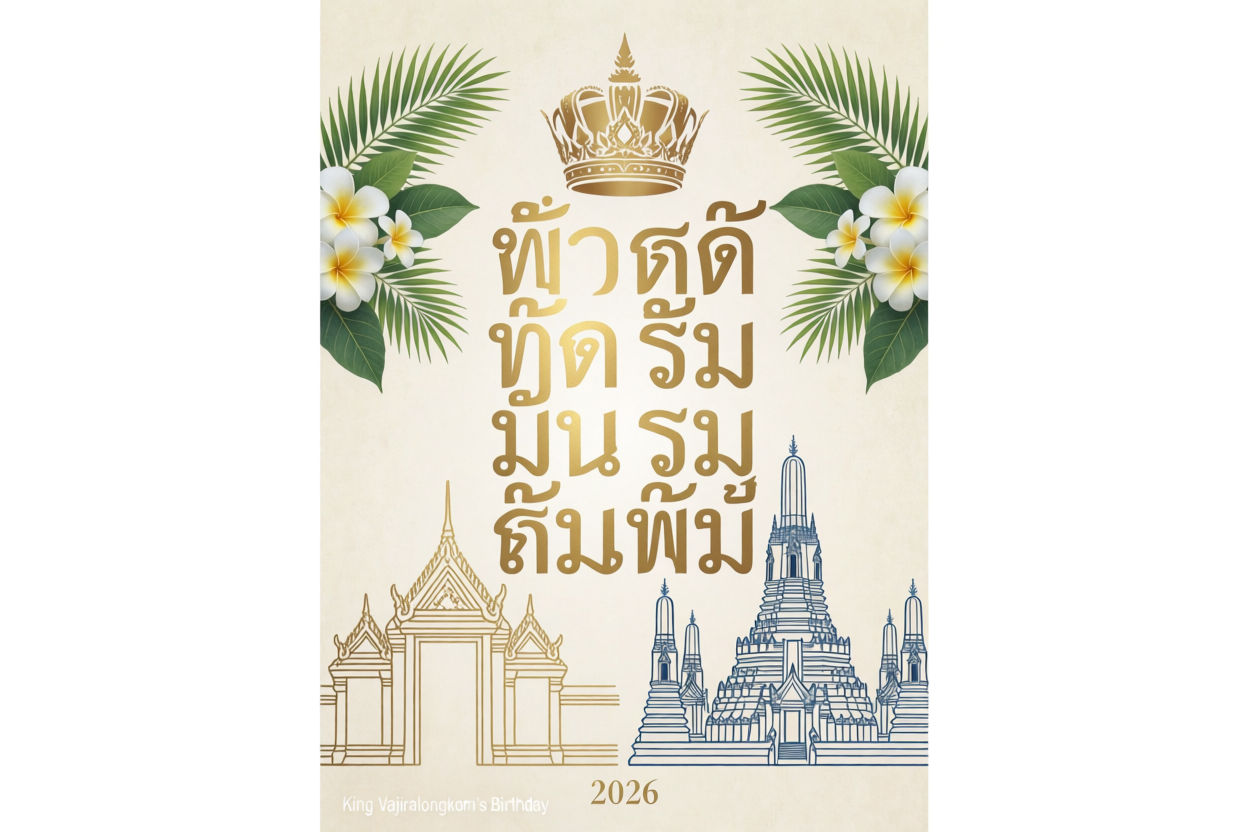 King Vajiralongkorn's Birthday (National Holiday) 2026 - Holiday / Public event in Bangkok