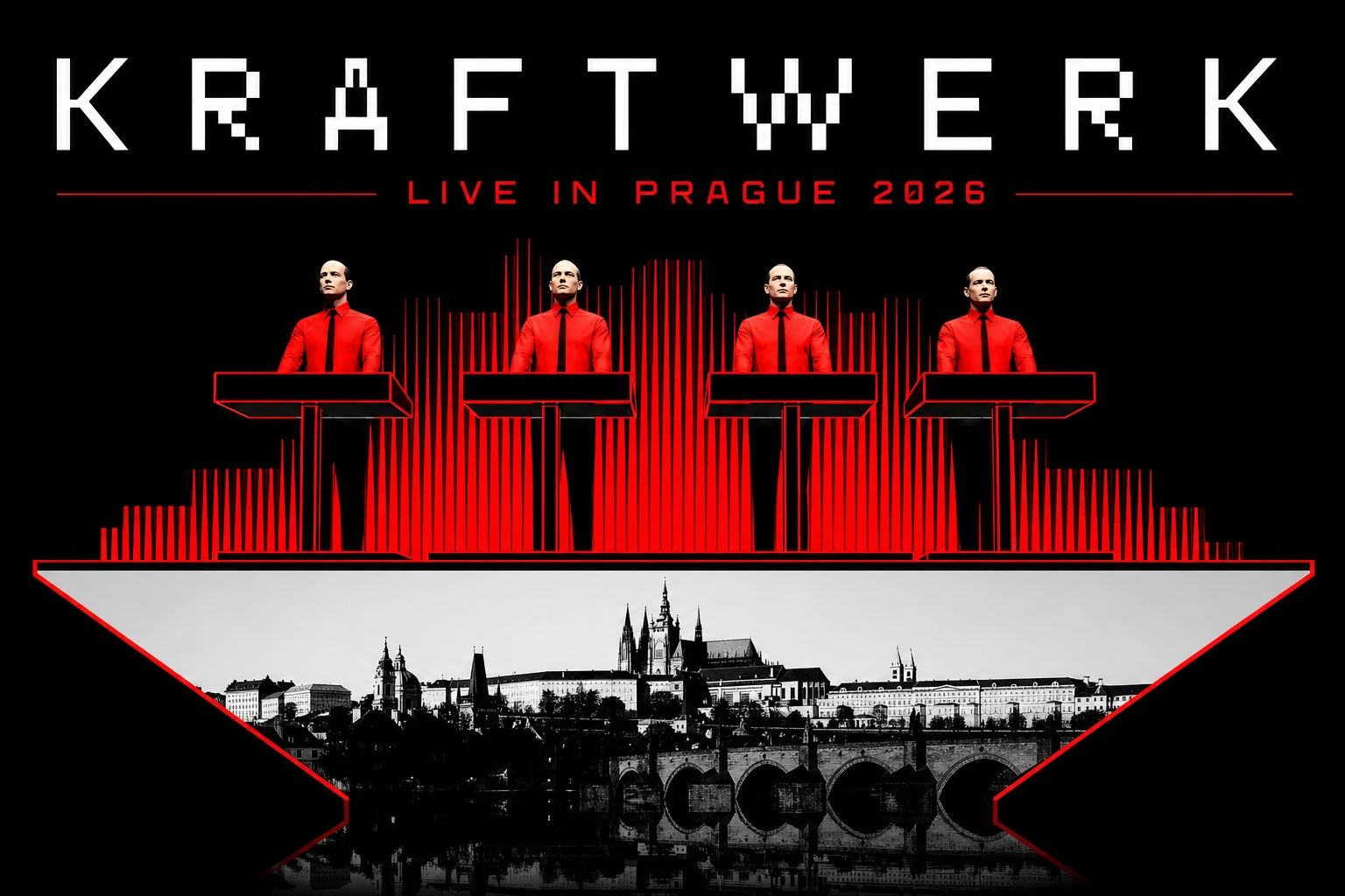 Kraftwerk – Live in Prague 2026 cover