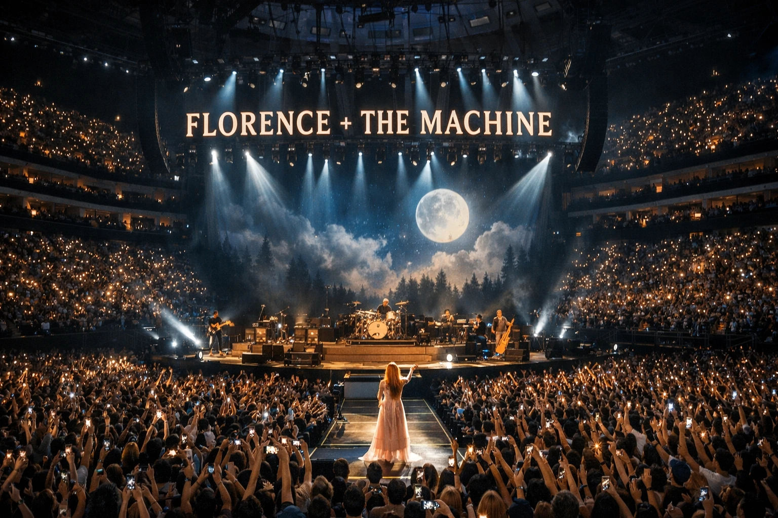 The O2 arena: Florence + The Machine Concert 2026