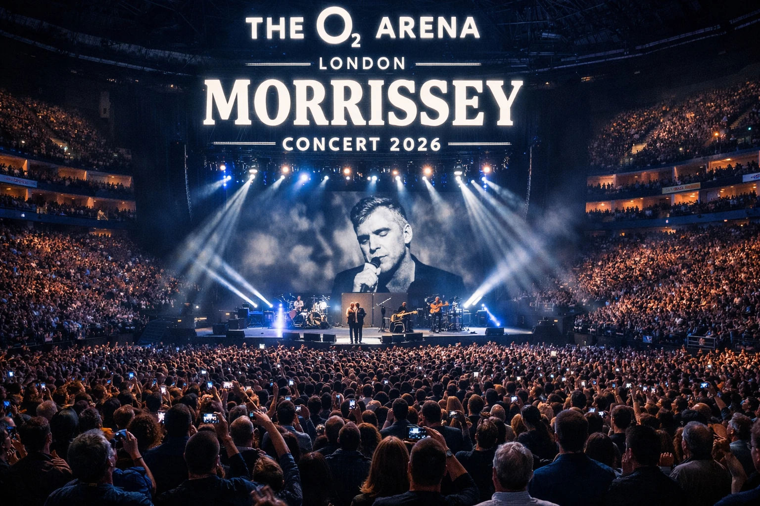 The O2 arena: Morrissey Concert 2026 - Event in London