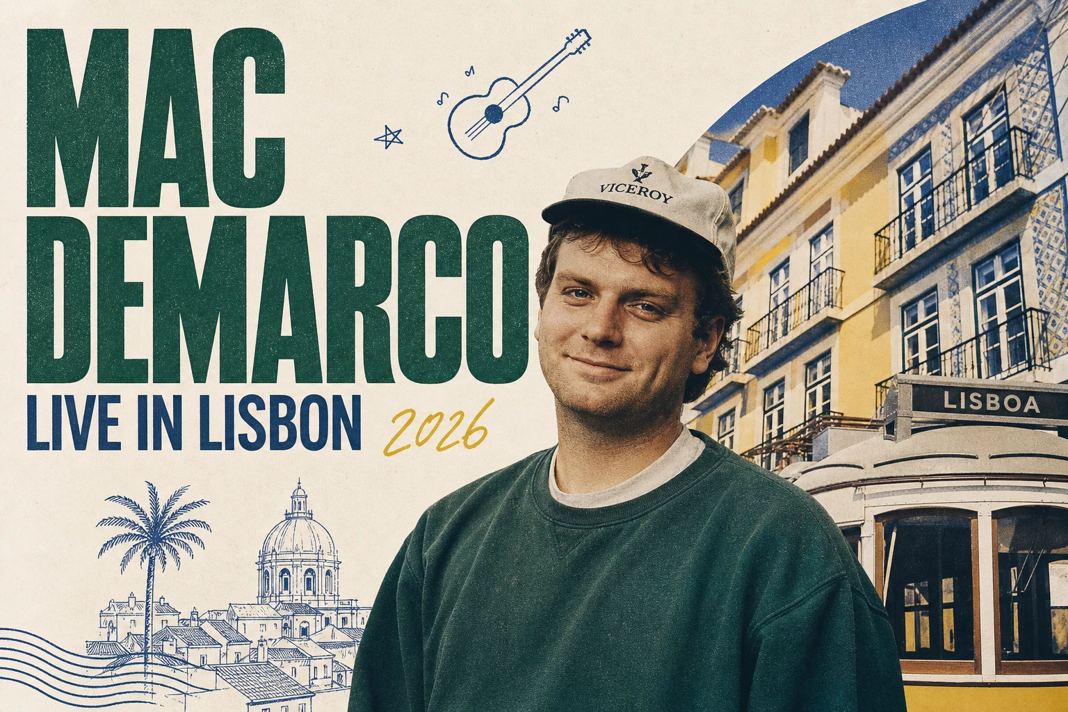 Mac DeMarco – Live in Lisbon 2026 cover
