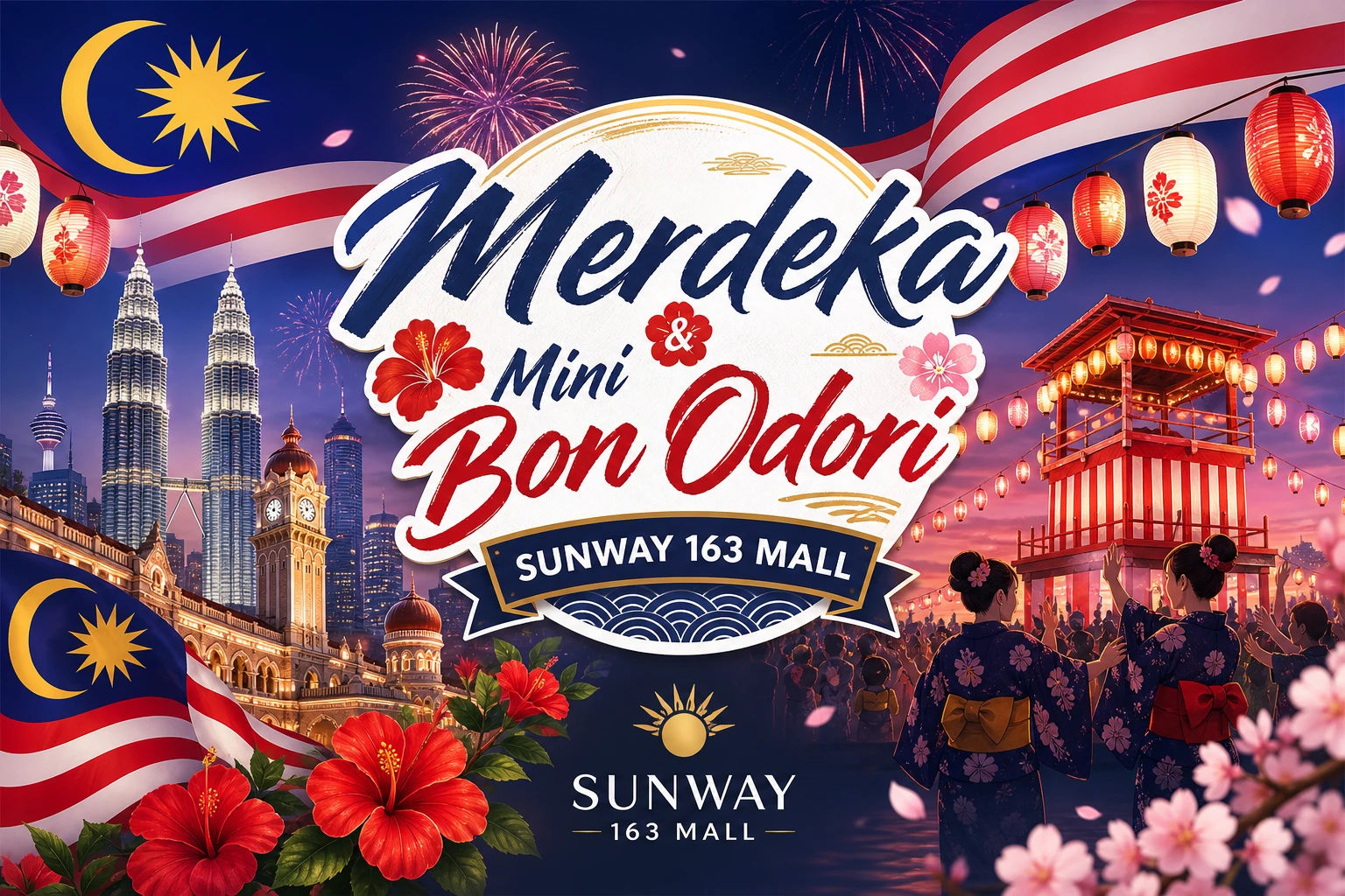 Merdeka & Mini Bon Odori – Sunway 163 Mall cover
